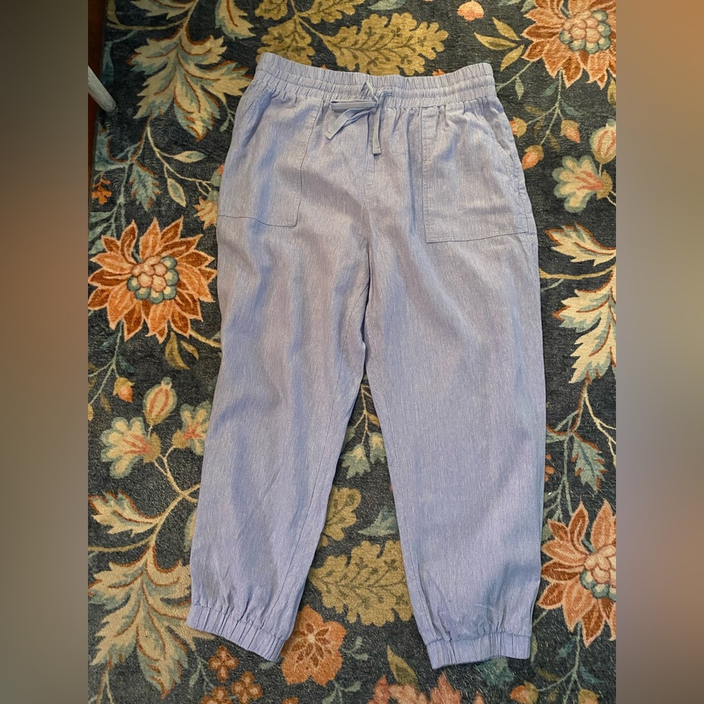 LOFT linen blend pants